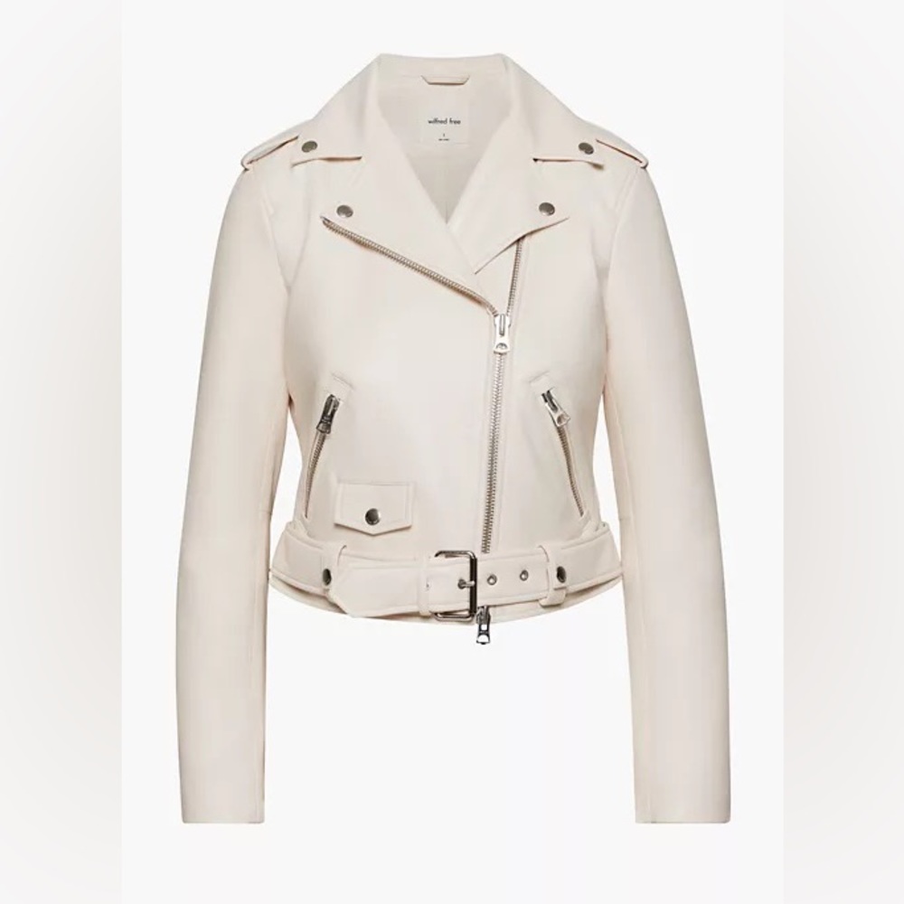 Wilfred Briar Vegan Leather Jacket XS Aritzia